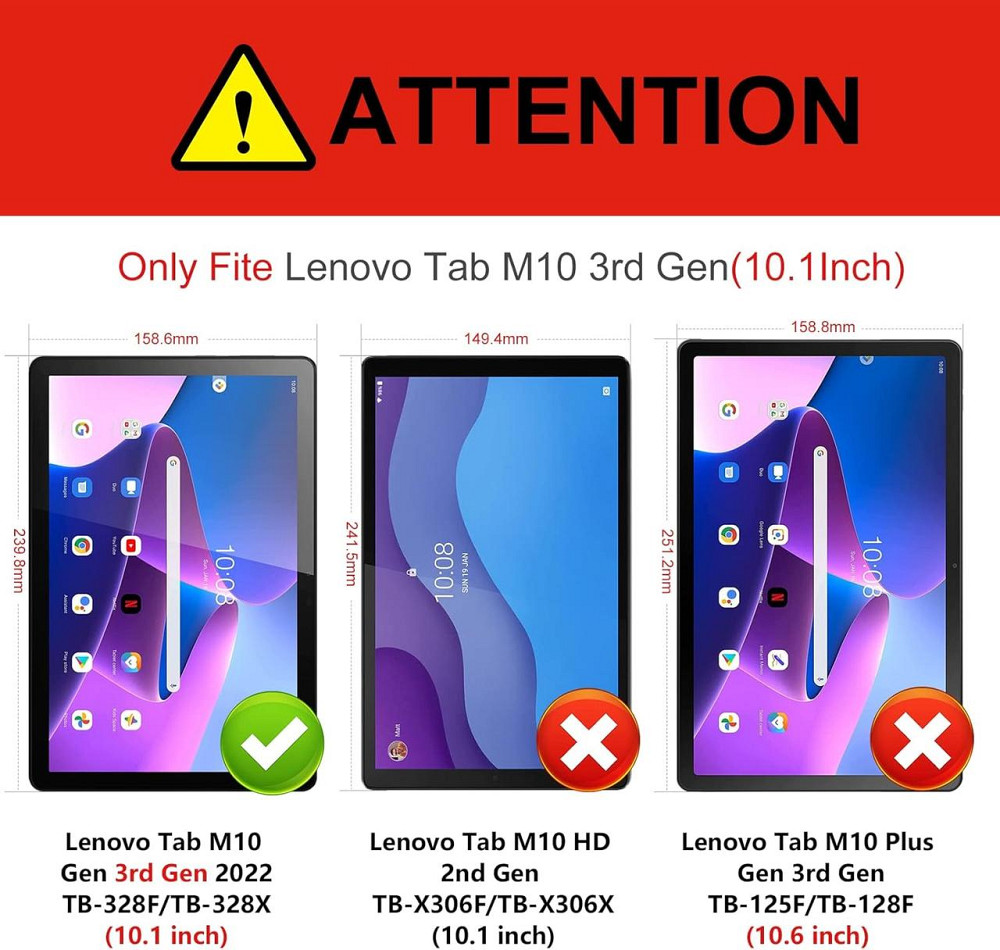 Чехол клавиатура для Lenovo Tab M10 (3rd Gen) 10.1 Inch (TB-328FU/TB-328XU) Днепр - изображение 6