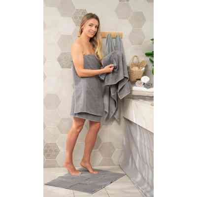 Рушник Ardesto для ніг махровий Benefit 100% бавовна сірий 50х70 см (ART2457SG) Вінниця