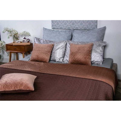 Покрывало Руно двухстороннее VeLour Коричневое 150 х 220 см (360.55_Cappuccino) Винница - изображение 10