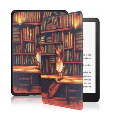 Чехол для электронной книги BeCover Smart Case Amazon Kindle Paperwhite 12th Gen. 2024 7" Library Girl (712856) Винница - изображение 4