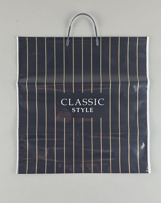 Пакет-сумка 40х43 з пластиковою ручкою  