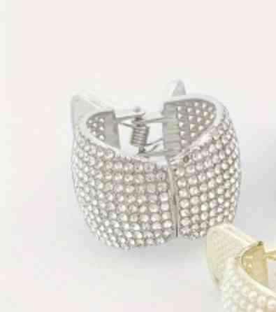 Затискач для волосся Сріблястий Сміла