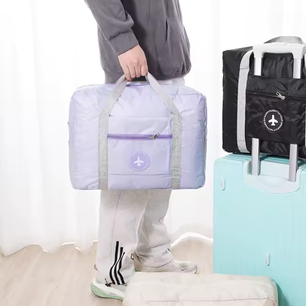 Сумка для подорожей, дорожня, портативна сумка для одягу, речей з відсіком для аксесуарів фіолетова Кам'янець-Подільський - фото 2