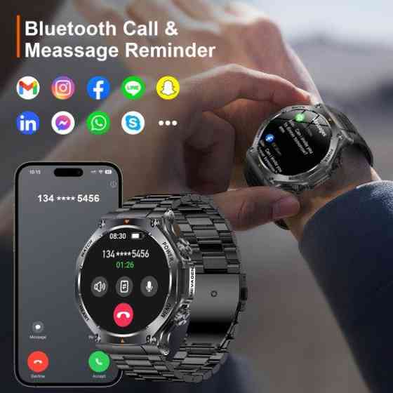 Часы умные наручные Smart Mevaden Ultra Steel (2 ремешка) Винница
