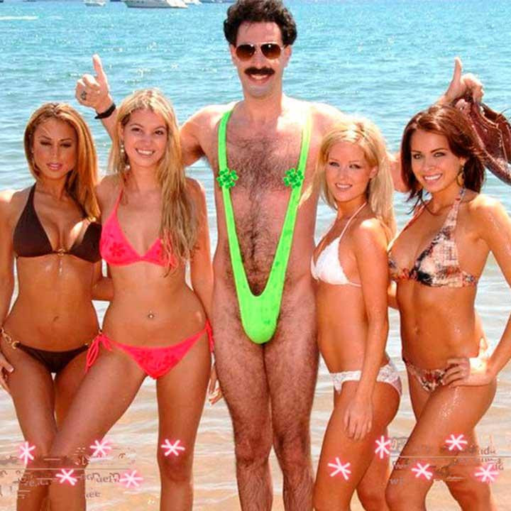 Мужские стринги комбинезон 