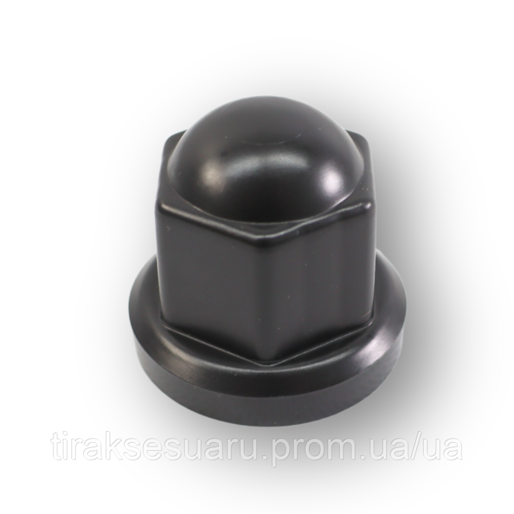 Колпачок пластиковый на гайку 27 черный Колпачок на гайку 27 черный Луцк - изображение 1