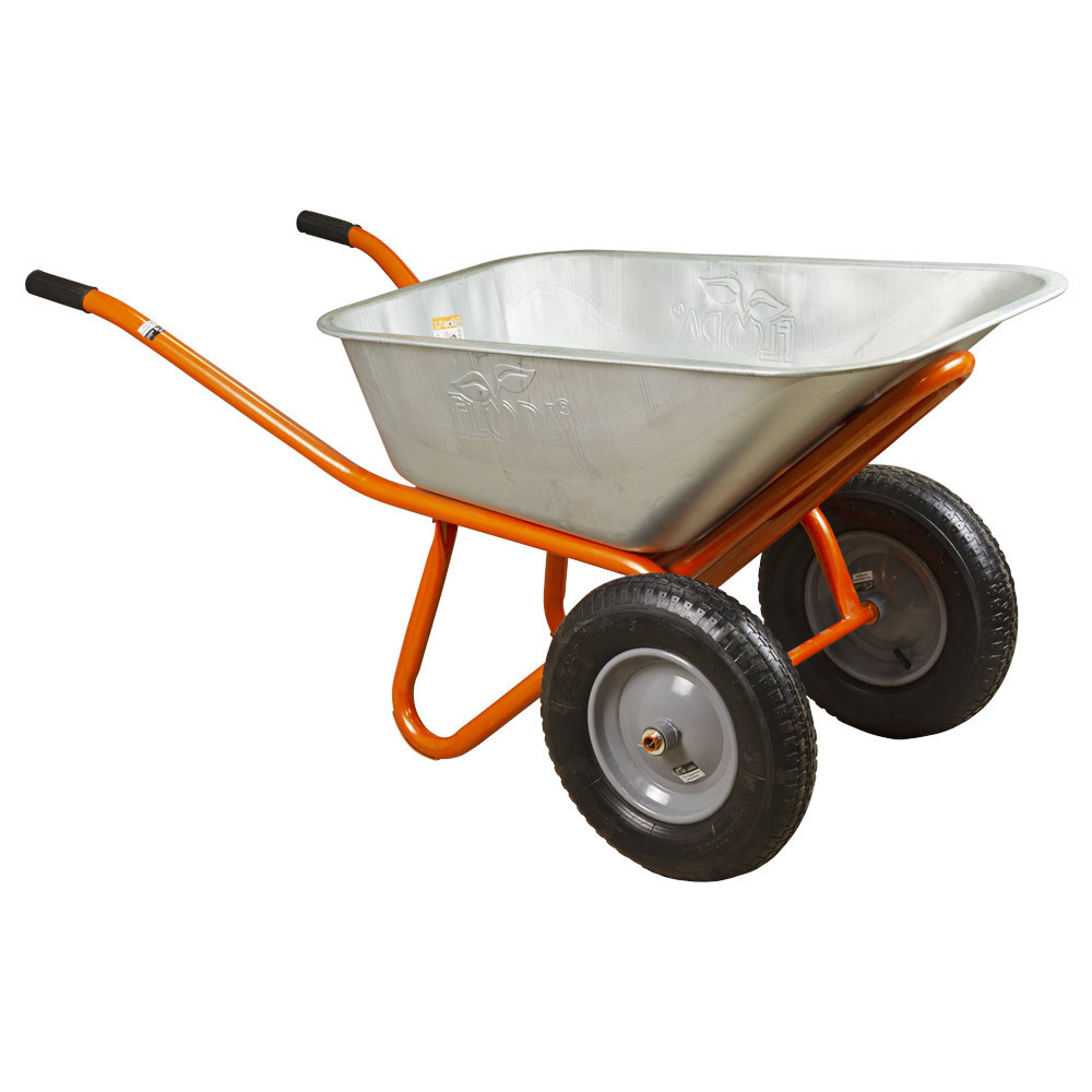 Тачка будівельна двоколісна 100 л 320 кг колесо 15" (з 5-х ЧАСтЕЙ) FLORA (5056714) Київ - фото 7