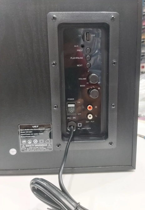 Комп'ютерні акустичні колонки YST-5001 Big Bass (Black) Київ - фото 4