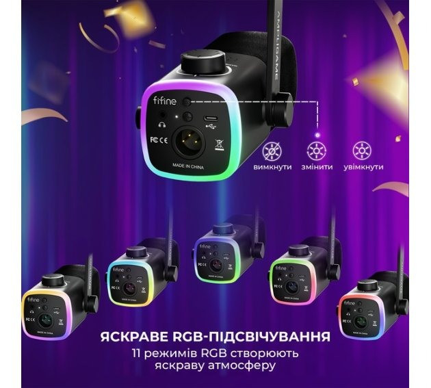 Мікрофон Fifine AM9 Black ( 14225 ) Харків - фото 13
