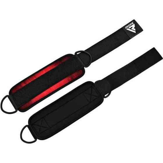 Манжети на щиколотку RDX A4 Gym Ankle Pro Red Pair Кам'янське