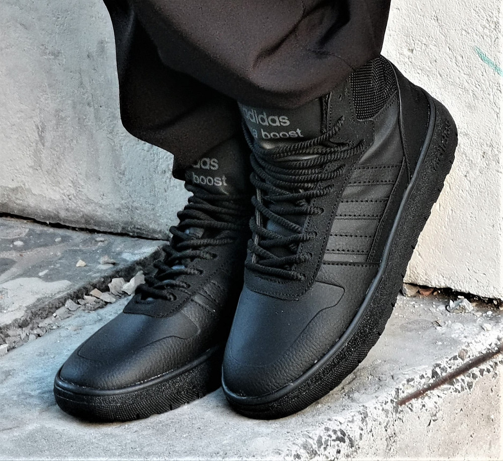 Кросівки Adidas Ultra Boost Чоловічі Чорні Адіас Високі (розміри: 40,41,42,43,44) Дніпро - фото 2