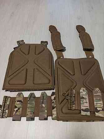 Плитоноска Yakeda (без плит) с подсумками под магазины и быстрым сбросом (Мультикам) Киев