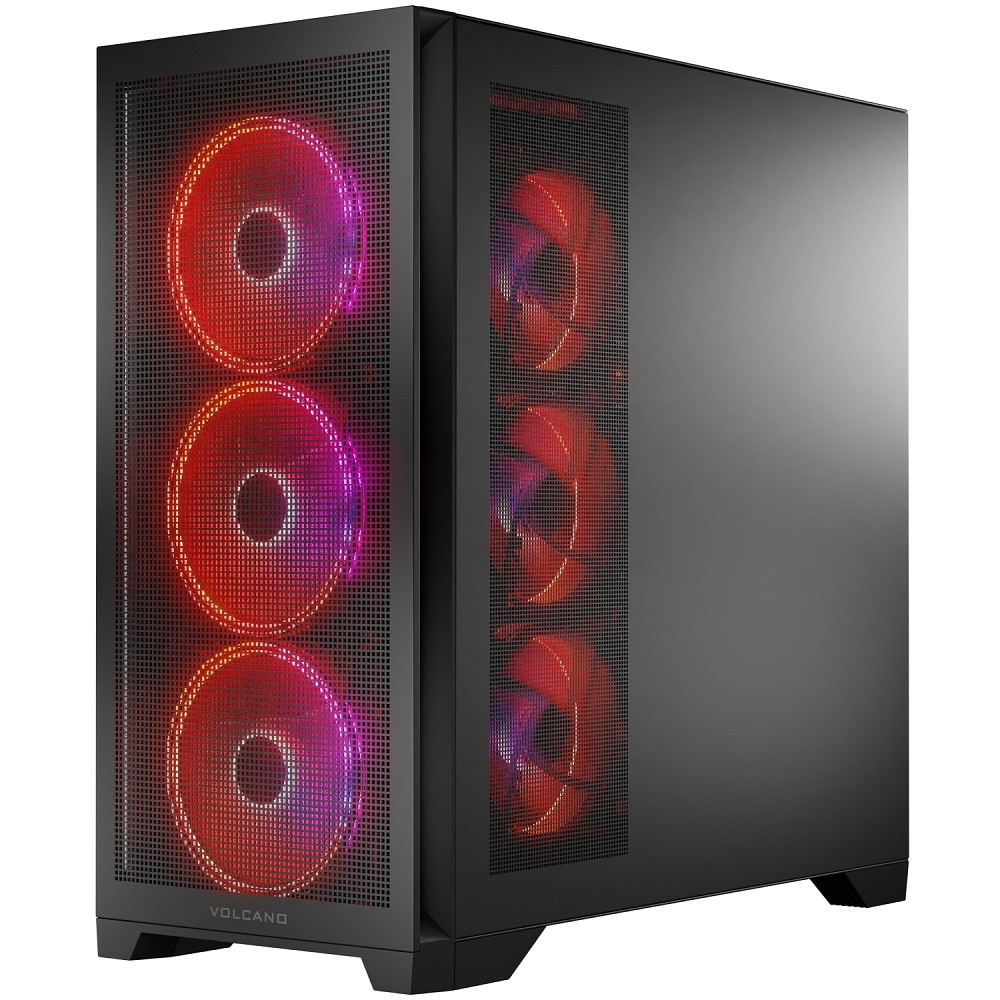 Корпус Modecom VOLCANO EXPANSE S ARGB 4x140mm fans MIDI USB 3.0x2+TYPE-C BLACK без БЖ ATX Вінниця - фото 8