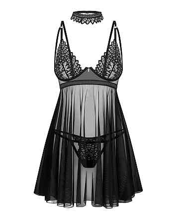 Бэби-долл Obsessive Donarella babydoll & thong M/L Sex Aura Киев