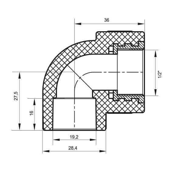 Кут ВР 20x1/2F PPR Koer K0113.PRO (KP0135) Киев