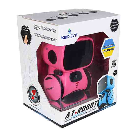 Інтеракт. робот з голосовим керуванням - AT-Rоbot (рожев., укр.) Дніпро