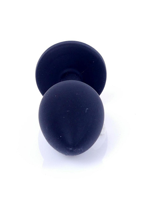 Анальна пробка - Jewellery Silicone Black Plug S Pink Sex Aura Київ - фото 4