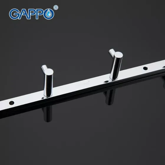 Держатель для полотенец и одежды GAPPO G202-4 на 4 крючка 235 мм, хром Киев