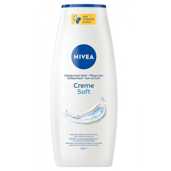 Заспокійливий гель для душу Nivea Creme Soft 650 мл Львів