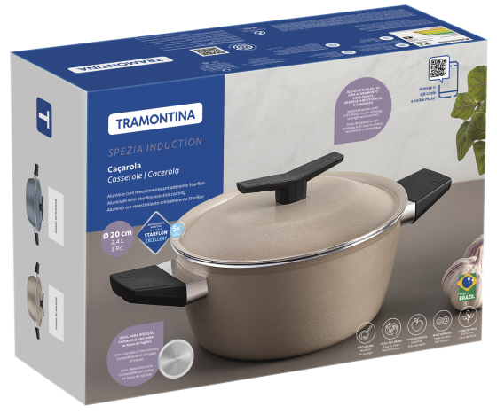 Каструля Tramontina Spezia Sand (2.4 л) 20 см (7096828) Киев