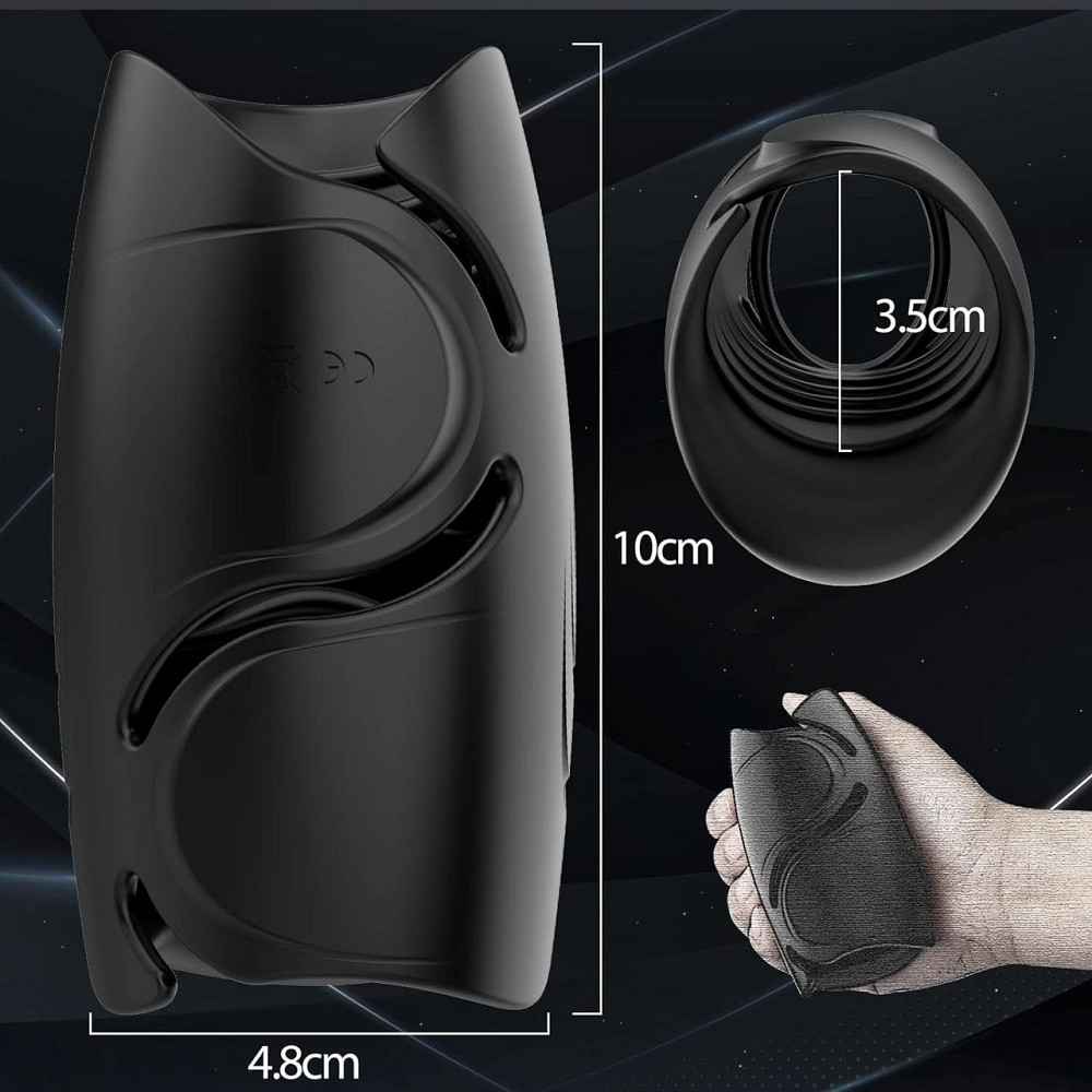 Електричний мастурбатор Body-Safe з програмним керуванням з 9 режимами вібрації Дніпро - фото 5