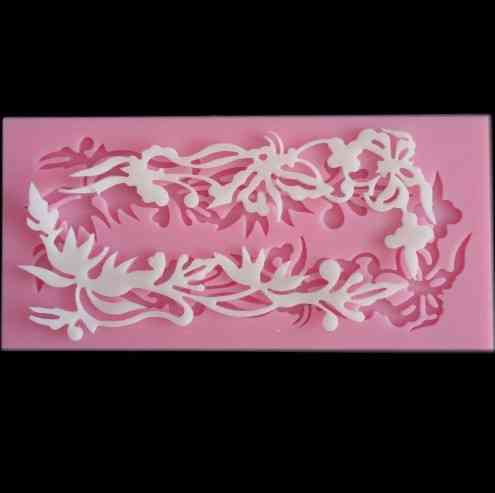 Молд силиконовый универсальный 110 на 55 мм розовый Киев