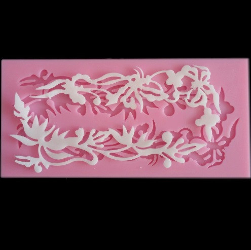 Молд силиконовый универсальный 110 на 55 мм розовый Киев - изображение 3