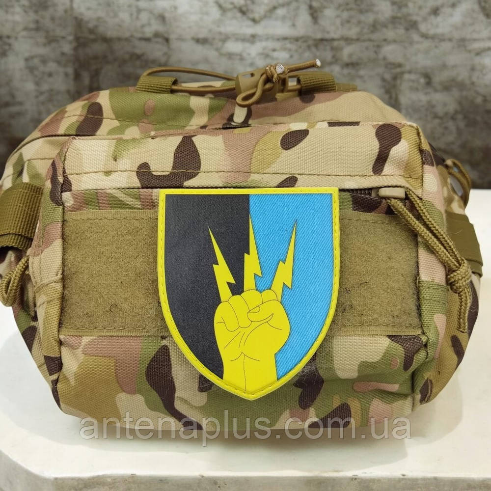 ВСУ 76 отдельный полк связи и радиотехнического обеспечения шеврон / патч Киев - изображение 3