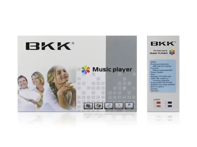 Портативний радіоприймач BKK USB/MP3 B837 з можливістю програвання музики Київ - фото 7