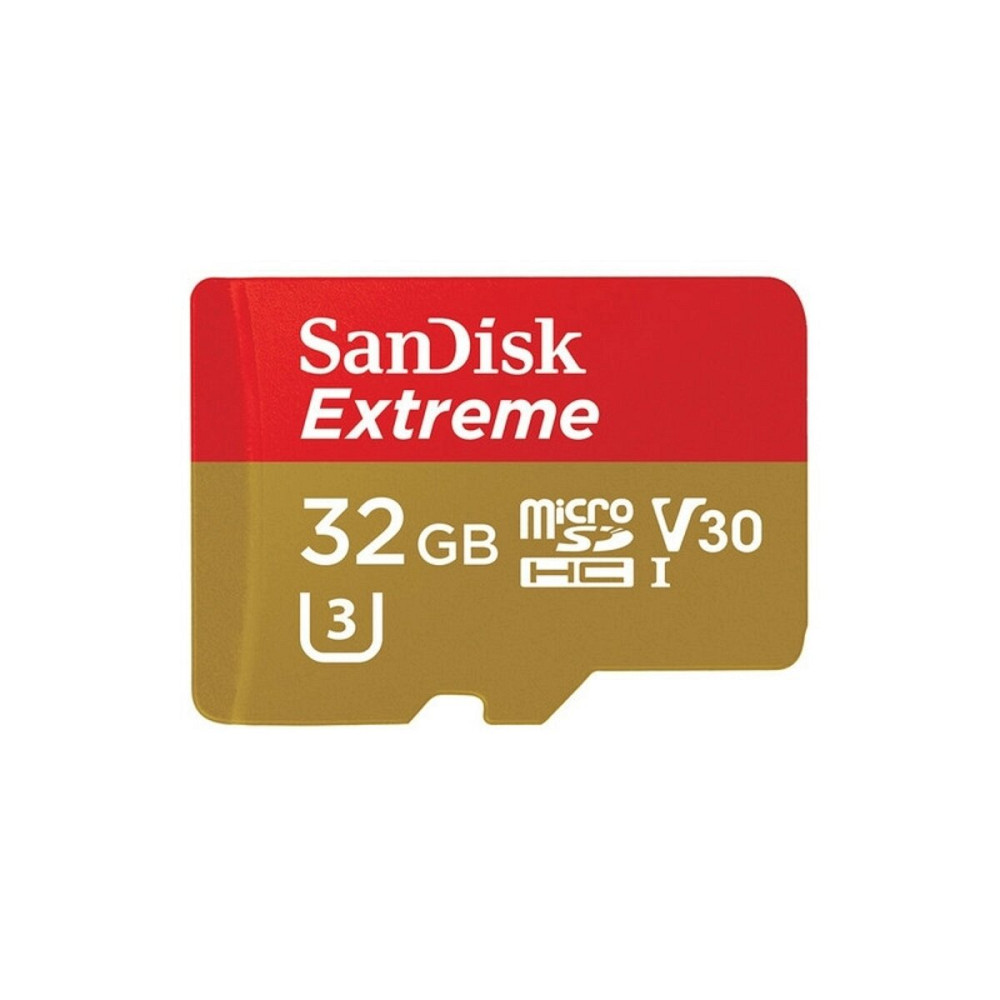 microSDHC (UHS-1 U3) SanDisk Extreme Action A1 32Gb class 10 V30 (R100MB/s, 667x) (adapter SD) Київ - фото 1