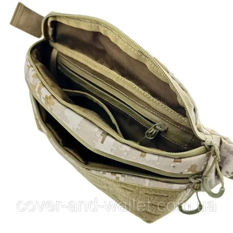 Большая тактическая сумка бананка с велкро desert multicam (АОР-1) Киев - изображение 1