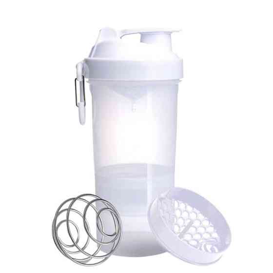 Шейкер спортивный для воды и спортивного питания SmartShake Original2GO 600ml 600ml Pure White Киев