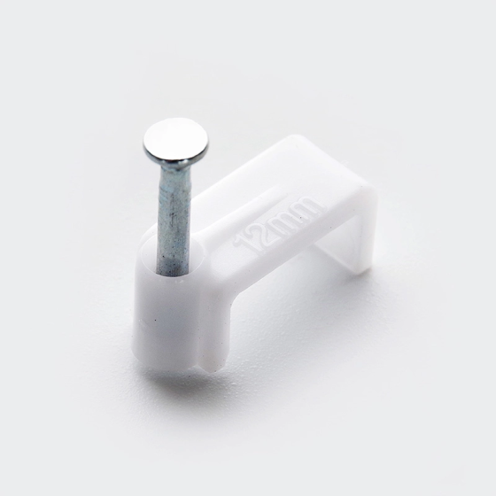 Кабельна кліпса плоска 8*6.3 мм (100 шт) Харків