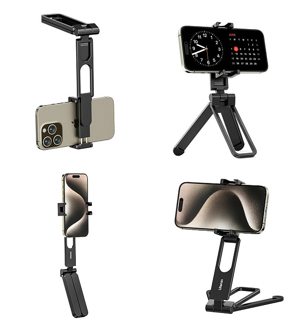 Підставка тримач для телефону алюмінієвий міні тріпод 20-27см Ulanzi MA26 Київ - фото 3