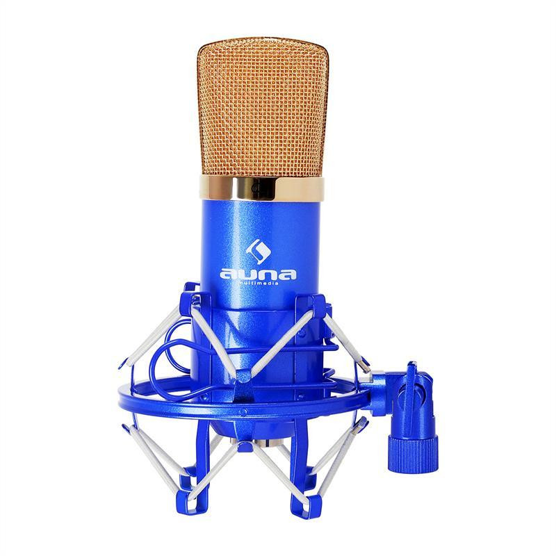 CM001BG Набір мікрофонів Конденсаторний мікрофон V2 Стійка для мікрофона Захист від попмузики Синій (Німеччина, Рівне - фото 2
