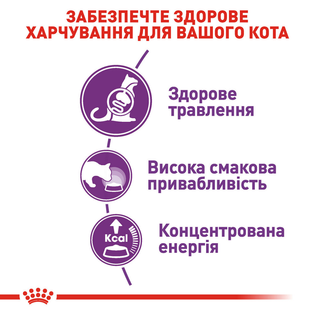 Корм для взрослых кошек с чувствительной пищеварительной системой ROYAL CANIN SENSIBLE 4.0 кг Киев - изображение 3