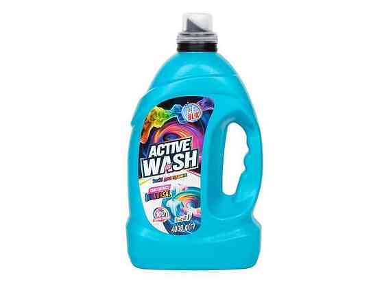 Гель для прання 4л Universal Concentrate ACTIVE WASH ТМ ICE BLIK Київ