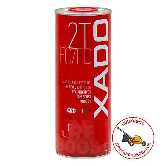 Моторне масло Xado Atomic Oil Red Boost 2T FC/FD 1л Львів