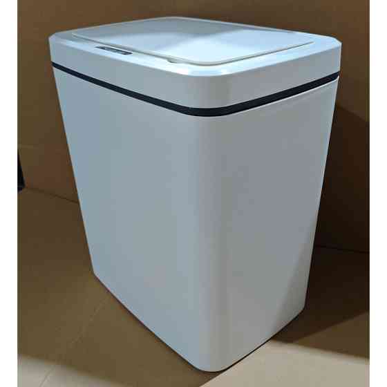 Відро для сміття сенсорне прямокутне Mixxus WAVE-TC0110 White 10 л колір білий (MI7073) Харків