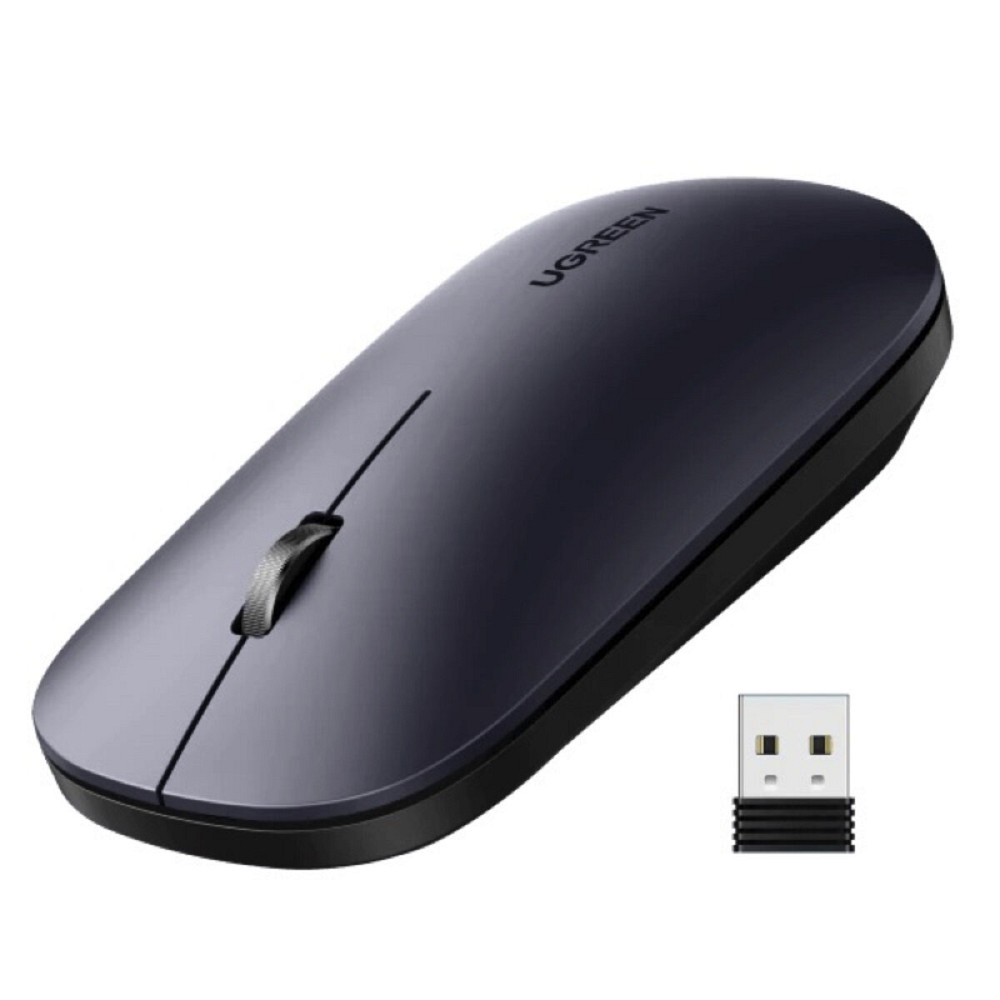 Миша UGREEN MU001 Portable Wireless Mouse  (Black) (UGR-90372) Киев - изображение 1