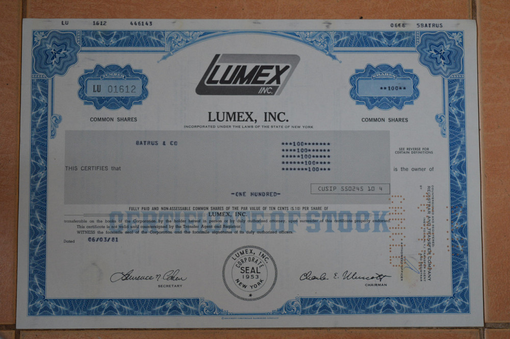 Акция. США. 1981 год №01612 (Г-1.31) Полтава - изображение 1