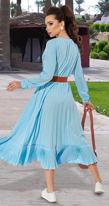 Платье с красивой юбкой плиссе (48) Киев - изображение 3