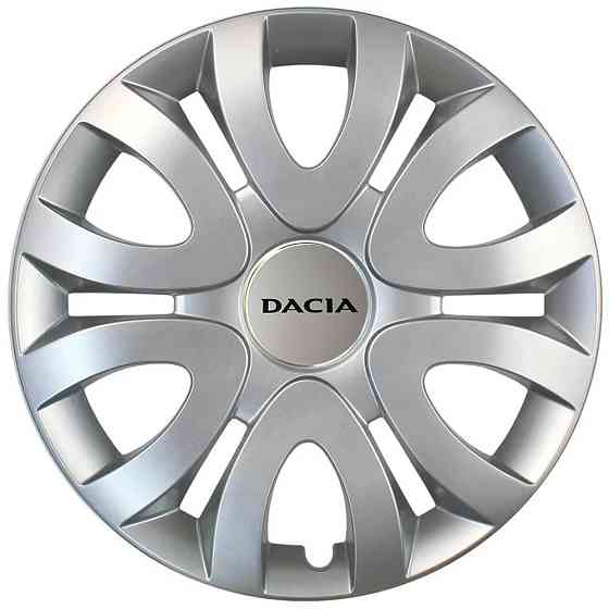 Автомобильные модельные колпаки R15 Dacia 330 4шт, SJS, серебряные Киев