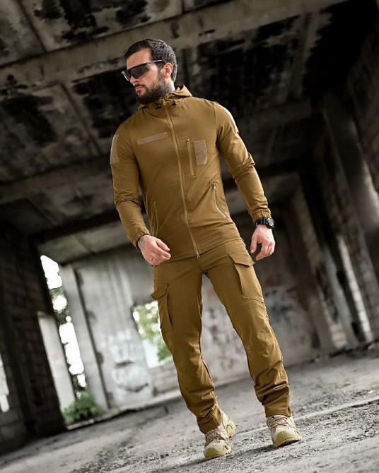 Эластичная тактический костюм agony кайот НП5186 Одесса - изображение 4