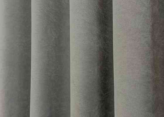 Шторна тканина мікровелюр Petek YL колір сірий 1702ш Київ