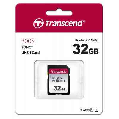 Карта пам&apos;яті Transcend 32GB SDHC class 10 UHS-I U1 (TS32GSDC300S) Вінниця