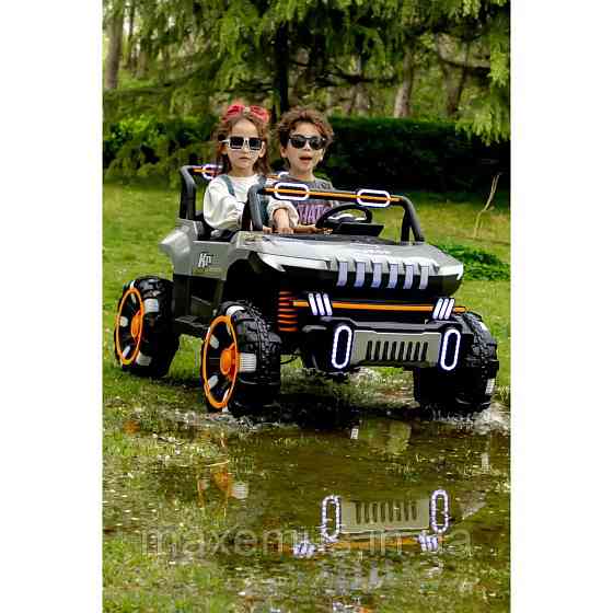 Электромобиль детский на аккумуляторе SP-8688 Электрический автомобиль для детей на пульте управлении белый Мостиска