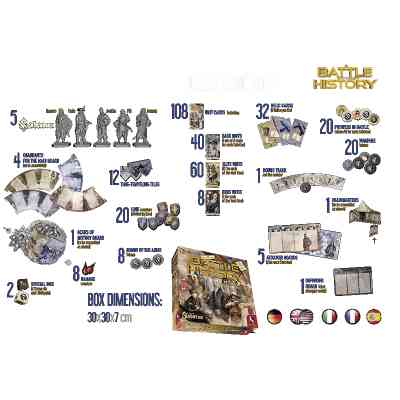 Настольная игра Pegasus Spiele Битва сквозь историю: Приключение с Sabaton (A Battle Through History: An Adventure With Sabaton (PS200) Винница