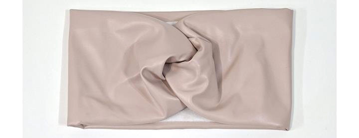 Пов'язка жіноча на флісі пудра Київ - фото 1