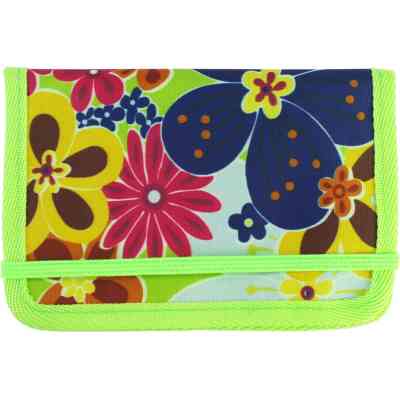 Гаманець дитячий Cool For School багатофункційний на гумці "Квіти", зелений (CF86323) Вінниця